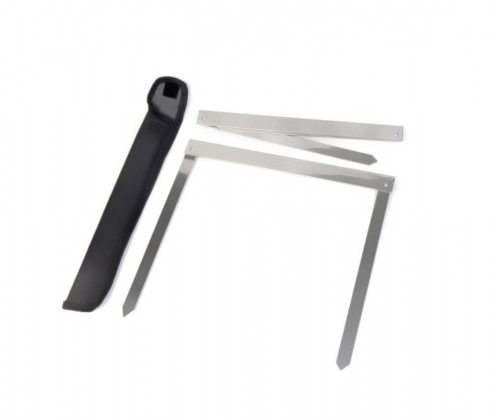 Набор автотуриста Большой пикниковый (сталь), крышки с ручками, Роза Ветров