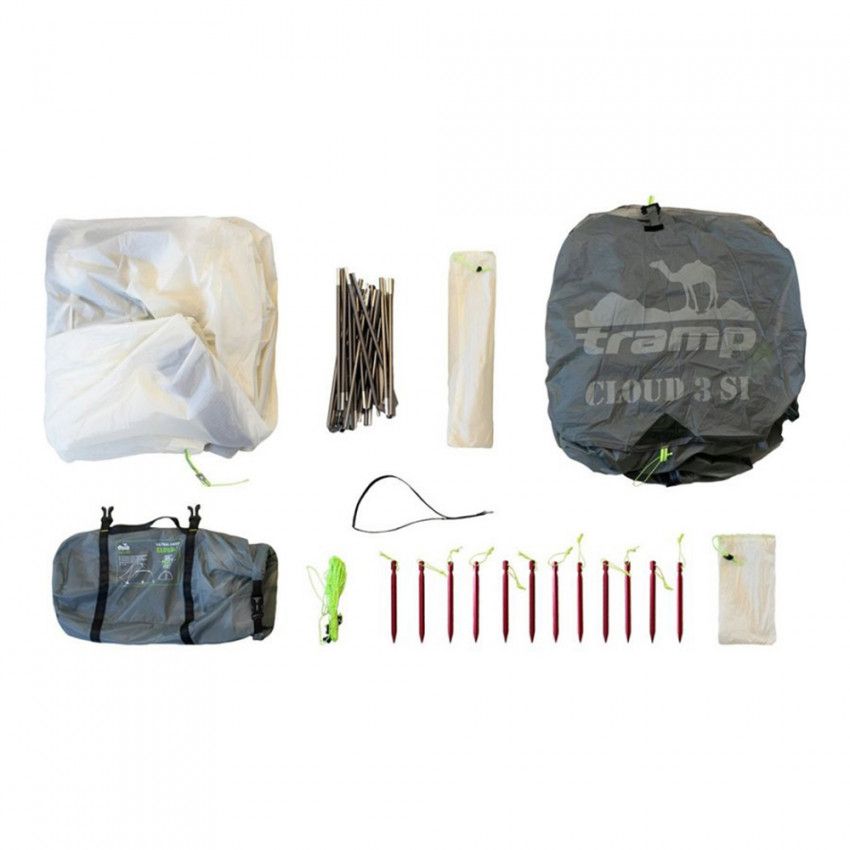 Палатка Tramp Cloud 3 Si, зеленый