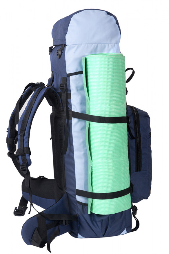 Рюкзак туристический Оптимал 4, синий-голубой, 70 л, ТАЙФ