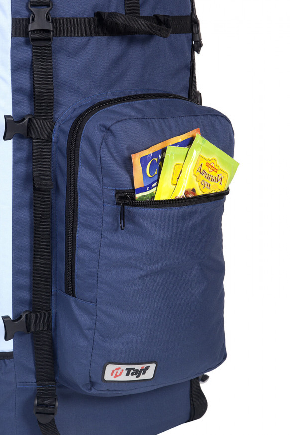 Рюкзак туристический Оптимал 4, синий-голубой, 70 л, ТАЙФ