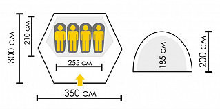 Шатер-палатка Grand 4, TALBERG