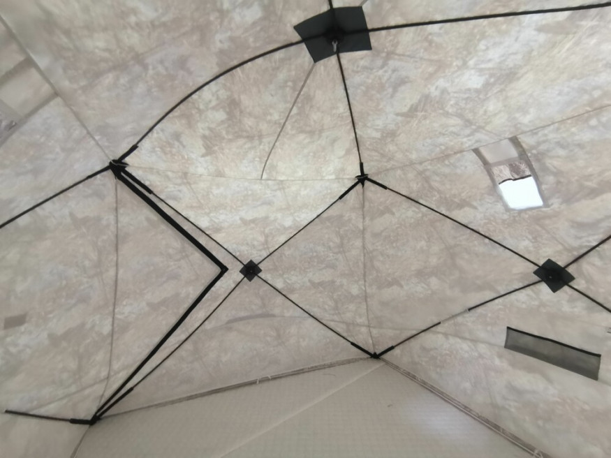 Зимняя палатка Мr.Fisher Лонг 290, камуфляж, композит (трехслойная)