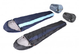 Спальный мешок-кокон Следопыт-Comfort, цвет темно-синий, трехслойный