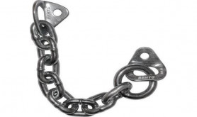 Шлямбурные уши с кольцом и цепью д.10 мм оцинковка